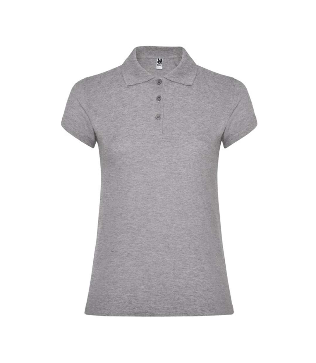 Polo Star Femme Gris Chiné Roly-1