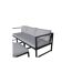 Salon de Jardin Modulable Salvador 200cm Noir & Gris-5