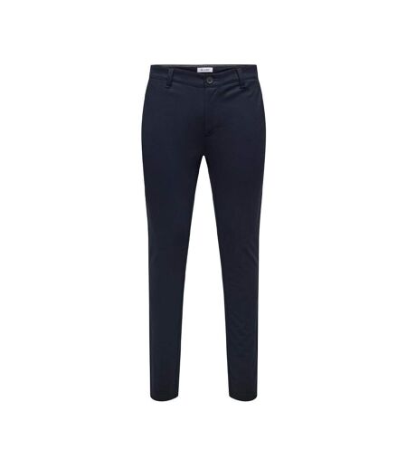 Pantalon fluide marine foncé homme only & sons thor