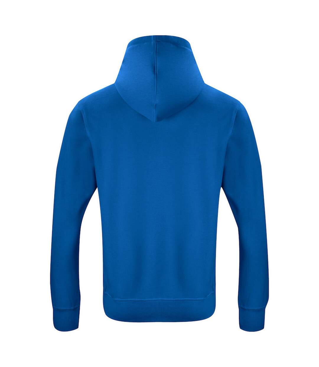 Mens Classic Full Zip Hoodie Royal Blue Clique-2