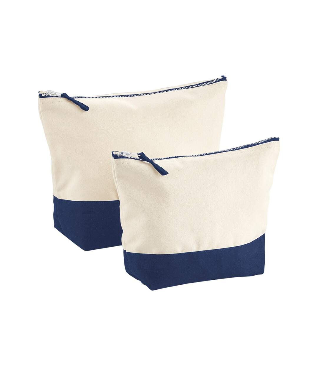 Sac à accessoires 9 cm x 19 cm x 18 cm beige pâle / bleu marine Westford Mill-1