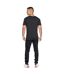 T-shirt helty homme noir Crosshatch