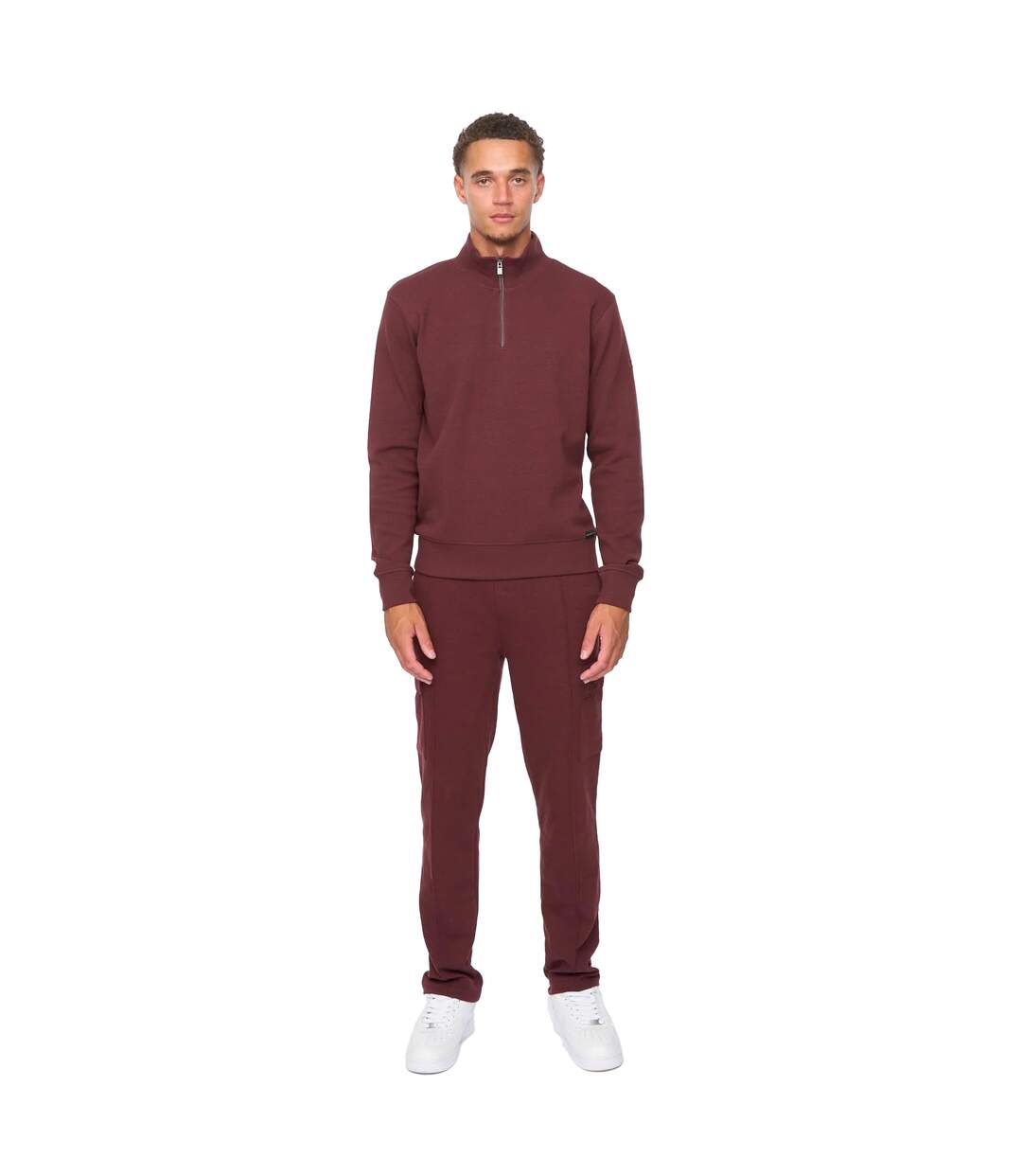 Sweat Slellmoore Homme Bordeaux Duck And Cover-4