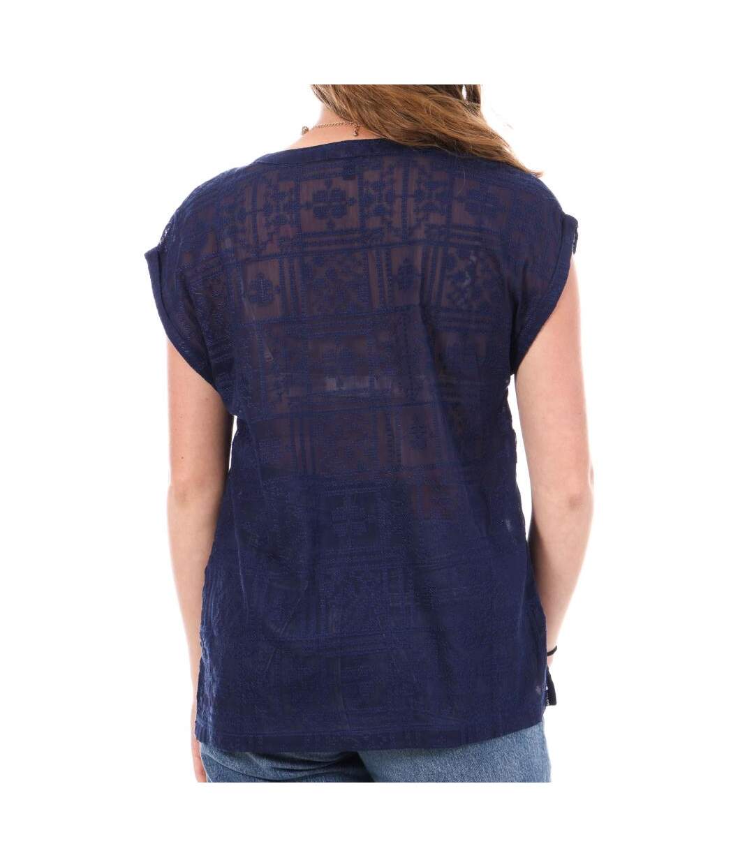 T-shirt marine femme teddy smith tildo - m-2