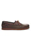 Mens Portland Martellato Full Grain Leather Boat Shoes Brown Cognac Gum Sebago-1