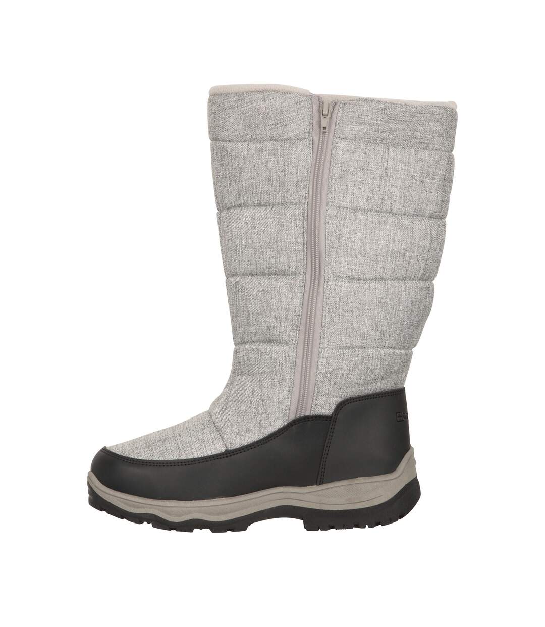 Womens/ladies icey long snow boots light grey Mountain Warehouse-2