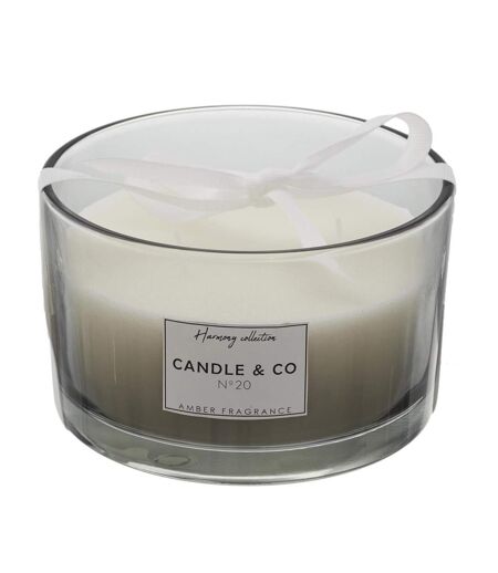 Bougie Parfumée 3 Mèches Harmony 13cm Ambre