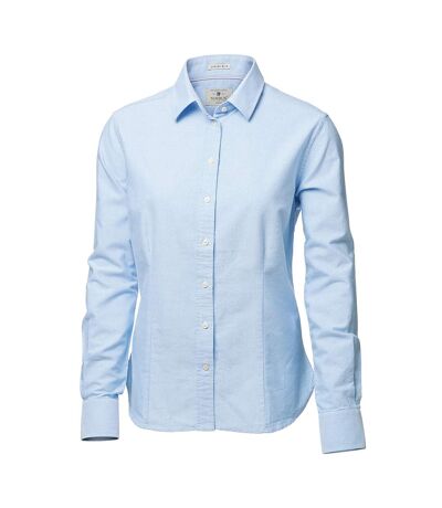 Nimbus Womens/Ladies Rochester Oxford Long Sleeve Formal Shirt (Light Blue) - UTRW3632