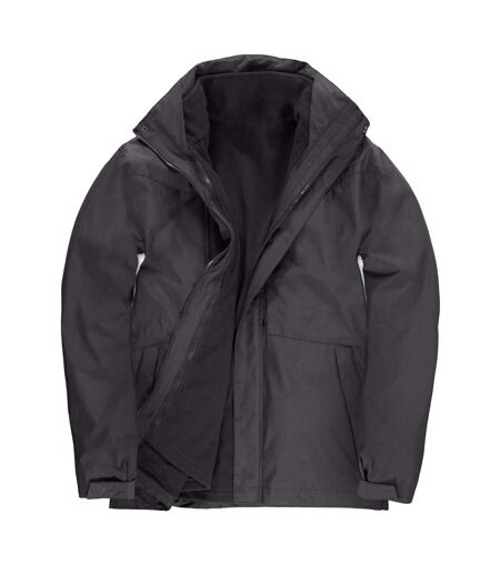 B&C Mens Corporate 3 in 1 Jacket (Dark Grey)