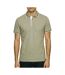 Polo vert homme lee cooper glc2044-1