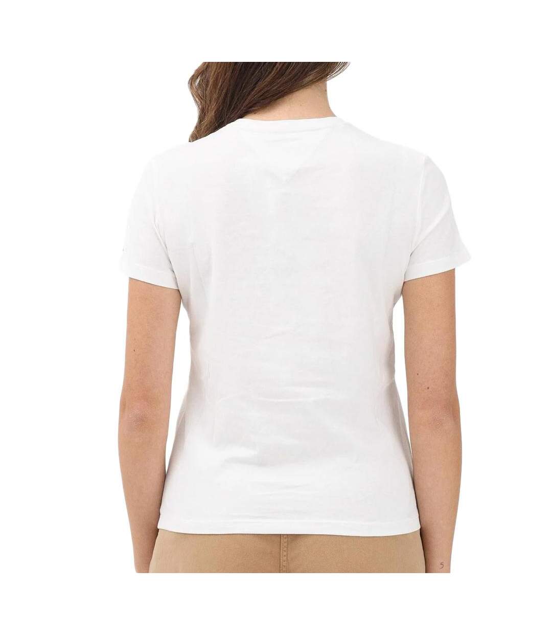 T-shirt blanc femme tommy hilfiger tjw reg essential lo-2