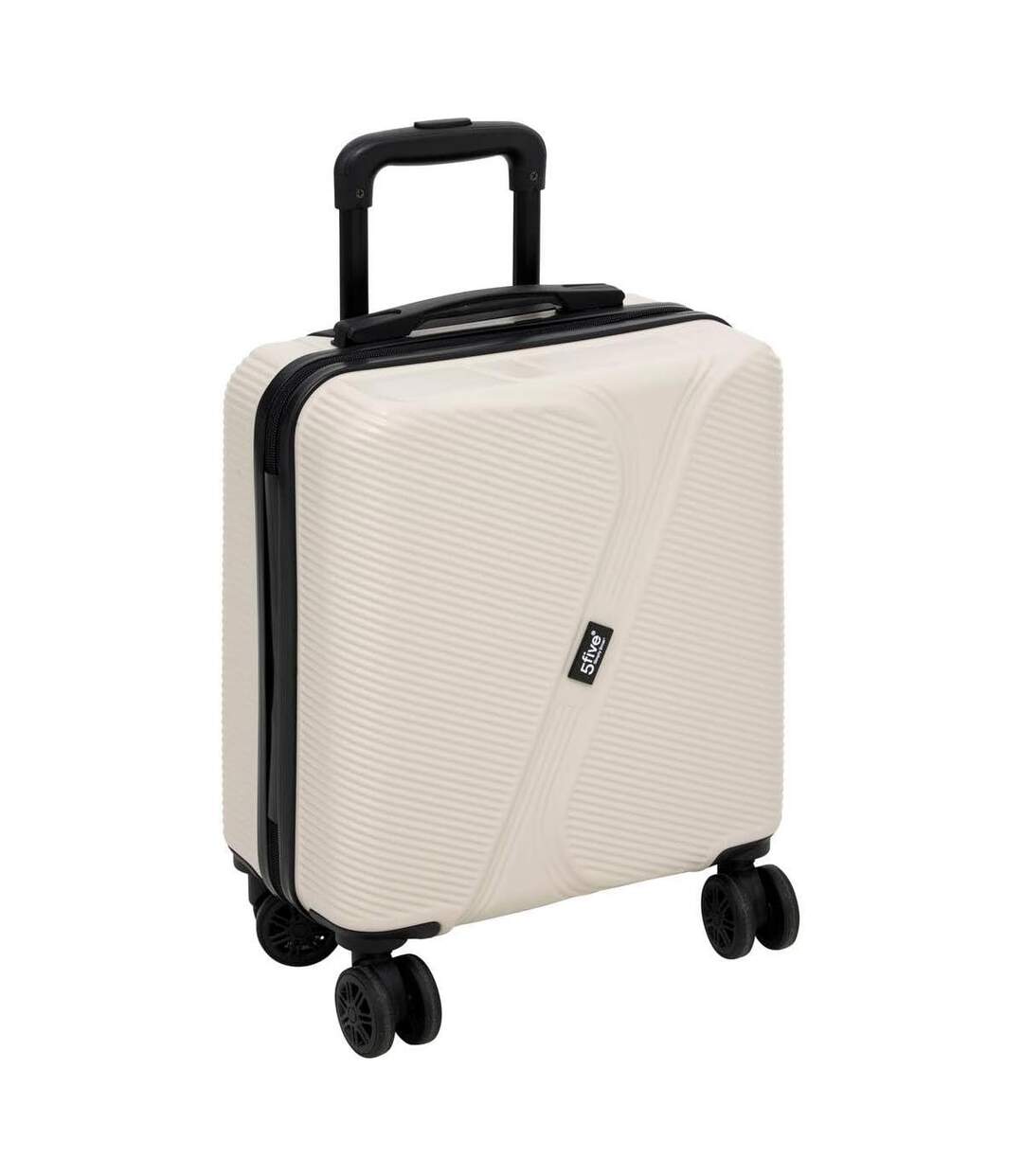 Valise Cabine Rigide à Roulettes Travel 45cm Beige-2