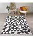 Tapis kilim reversible en coton motif géométrique BI