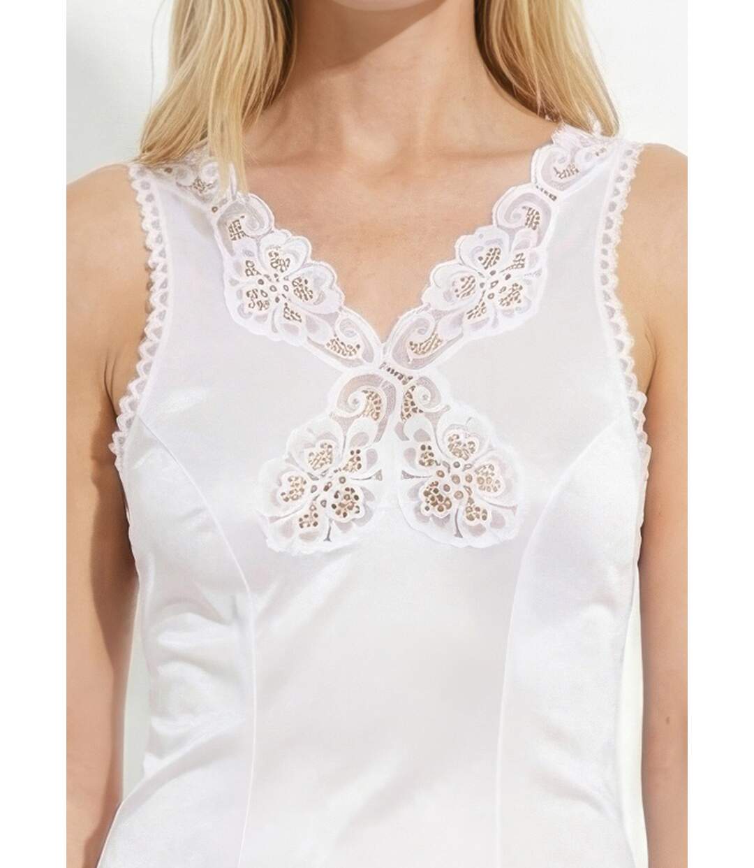 Fond de robe maille satinée 100 cm-3