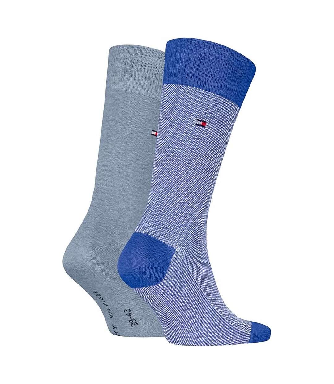 Chaussettes Motif/style Uni Homme Bleu Marine Gris Tommy Hilfiger-2