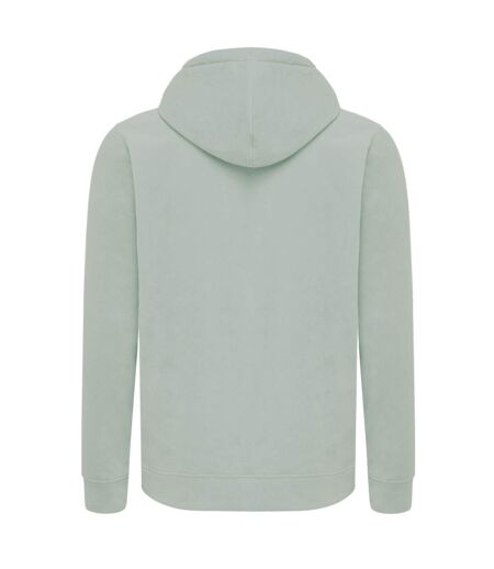 Unisex adult trivor microfleece hoodie green iceberg Iqoniq