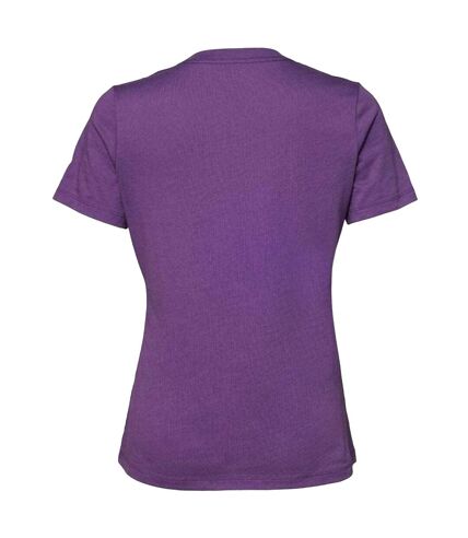 Bella + Canvas Womens/Ladies Jersey Short-Sleeved T-Shirt (Royal Purple) - UTBC4717