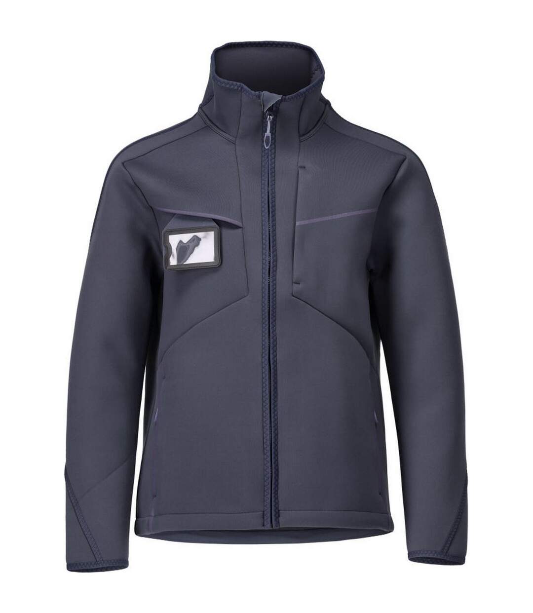Veste Softshell Customised Homme Bleu Marine Foncé Mascot-1