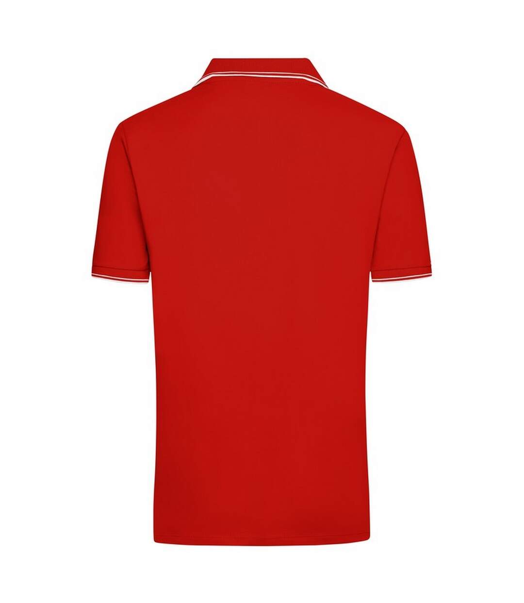 Polo Homme Rouge Blanc James And Nicholson-2