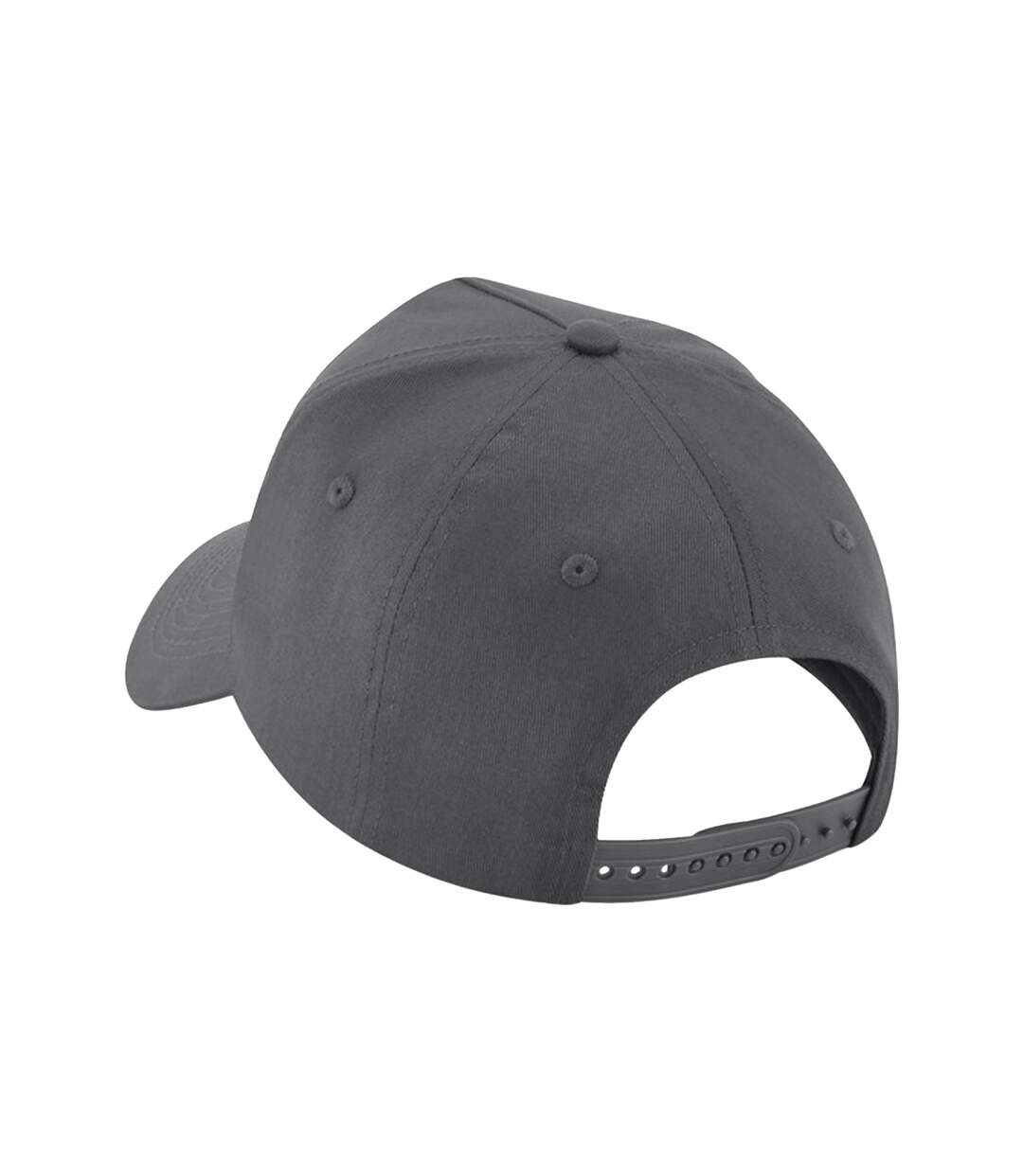 Casquette de baseball adulte gris foncé Beechfield-3