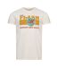 T-Shirt blanc homme comics 70's flash-1