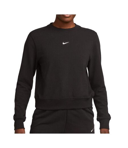 Sweat Noir Femme Nike One Crew - M