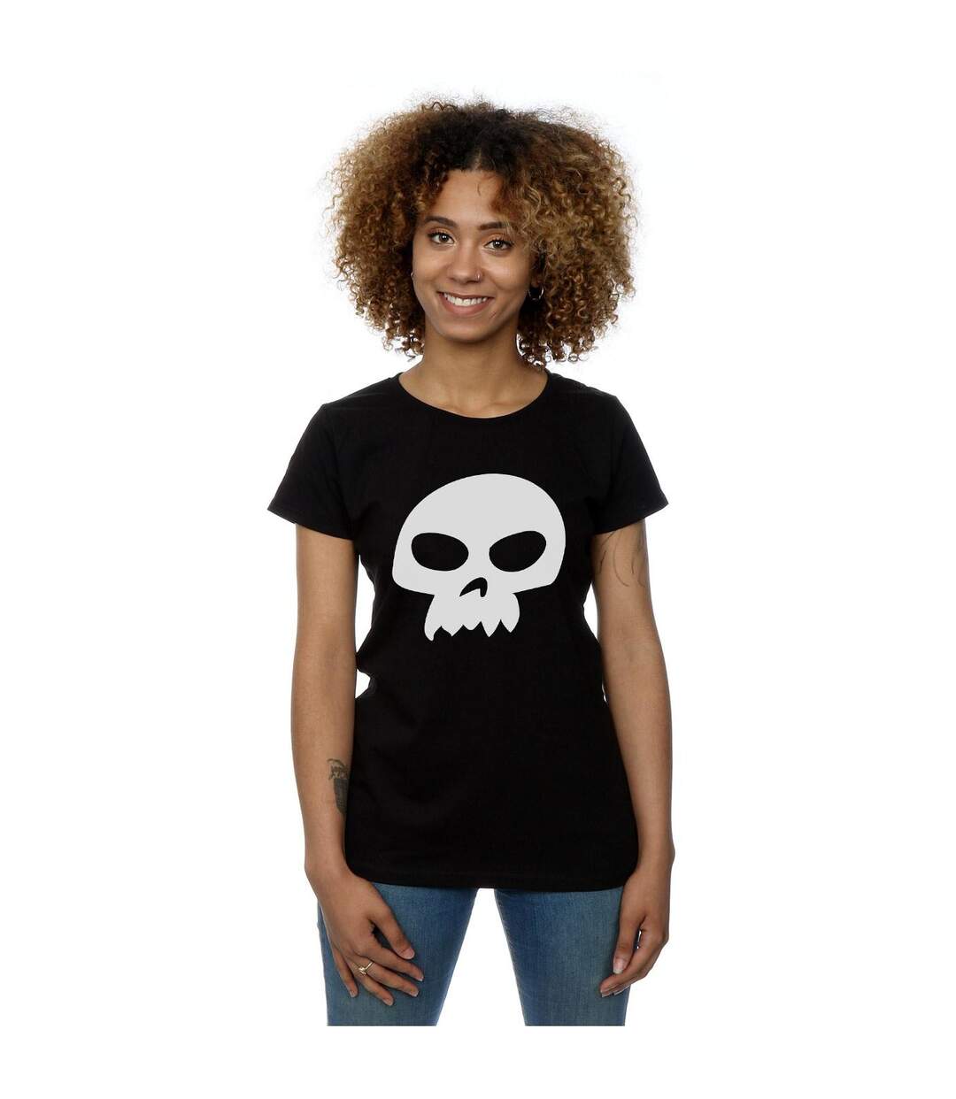 Disney T-shirt en coton Womens/Ladies Toy Story Sid's Skull (Noir) - UTBI44275-2