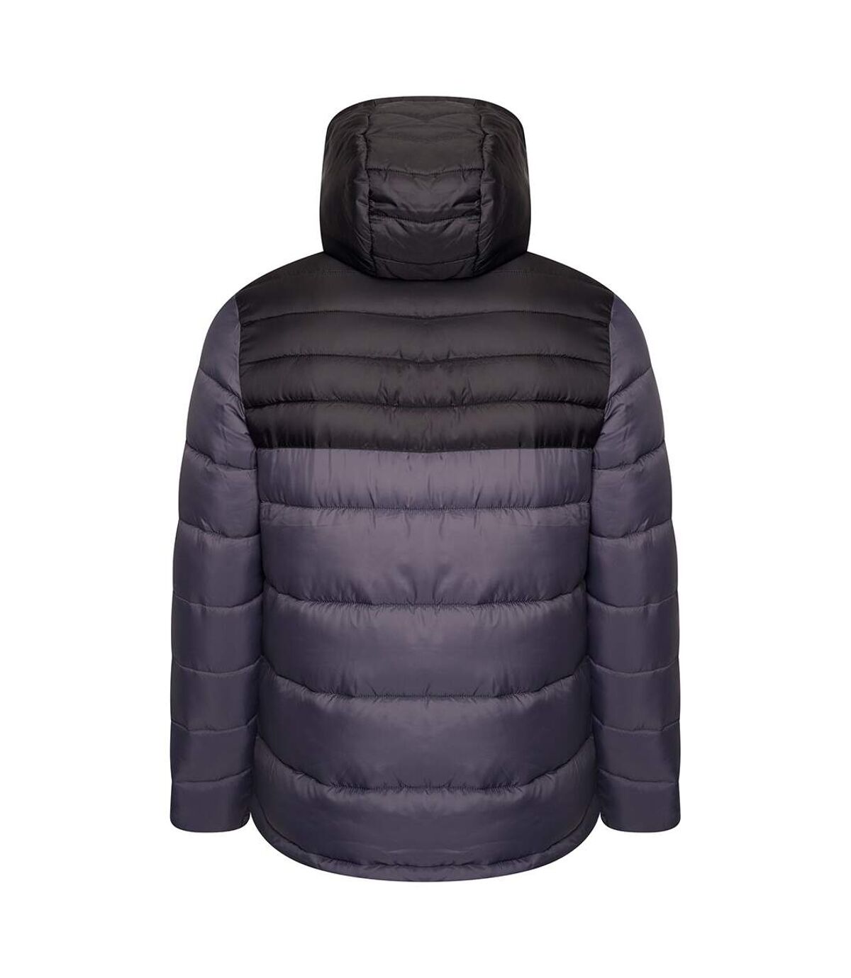 Dare 2B Mens Hot Shot Hooded Puffer Jacket (Ebony Grey/Black)