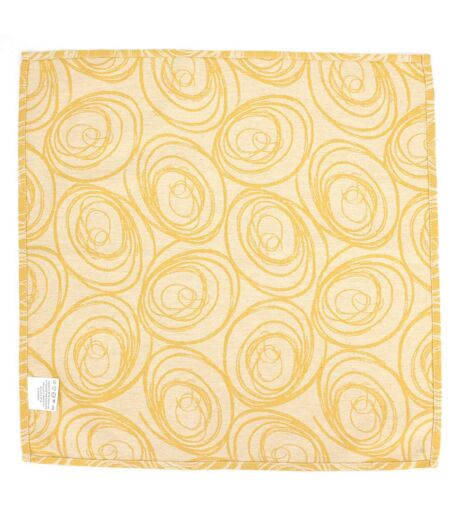 Lot de 3 serviettes table Jacquard SPIRALE