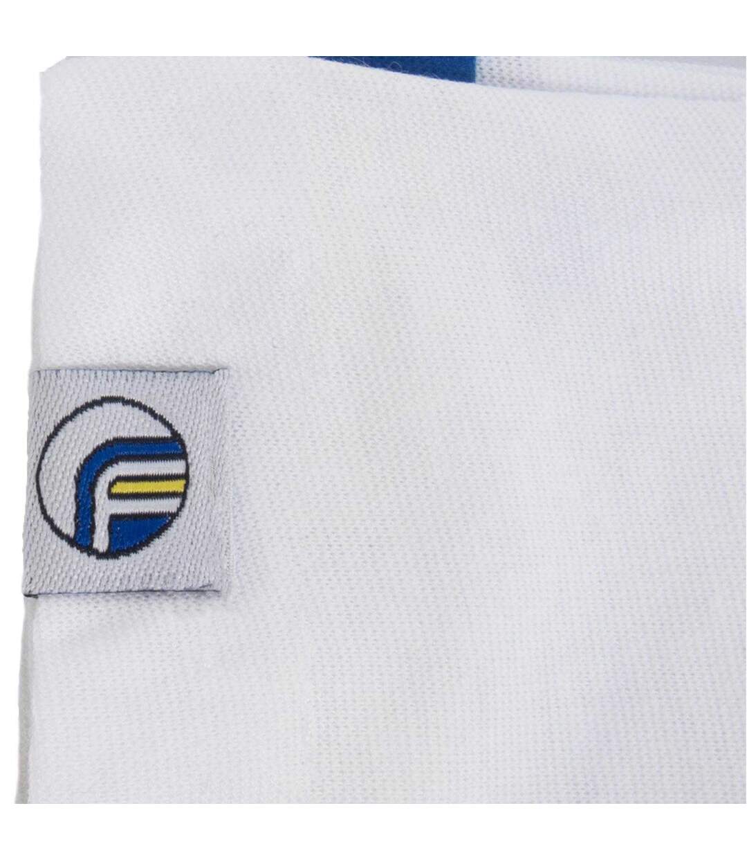 Snood Motif/style Rayé Manchester Taille Unique Blanc Fan Originals-3