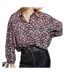Chemise noire/rose femme guess w1gh0jwcvf0-1