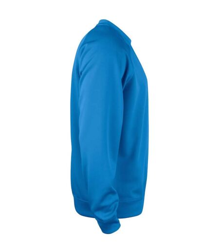 Sweat Manches Raglan Adulte Bleu Roi Clique