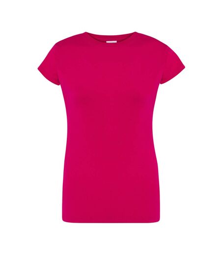 T-shirt Comfort Femme Framboise JHK