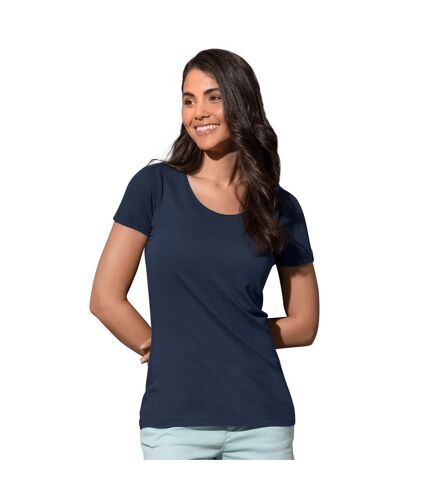 Stedman Womens/Ladies Finest Cotton Tee (Bleu) - UTAB362