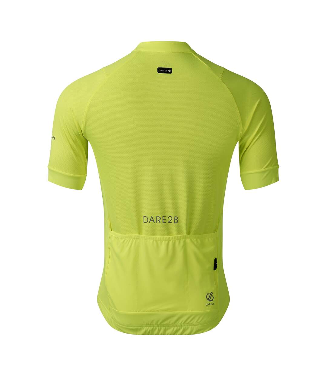 Maillot De Cyclisme Manches Courtes Lightning Homme Jaune Fluo Dare 2B-3