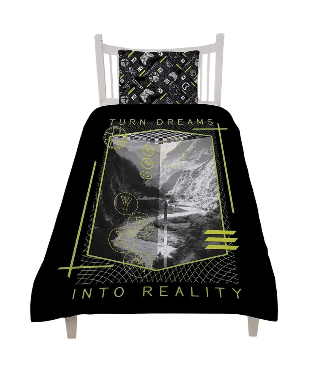 Reality Reversible Duvet Set Multicoloured Xbox-2