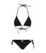 Maillot De Bain 2 Pièces Motif/style Triangle Femme Noir Urban Classics-1