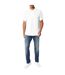 Polo Motif/style Logo Brodé Homme Blanc Slazenger-4