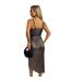 Robe Mi-longue Motif/style Lanières Femme Cuivré AX Paris-3