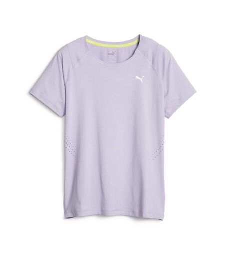 T-shirt Violette Femme Puma Run Cloudspun - L