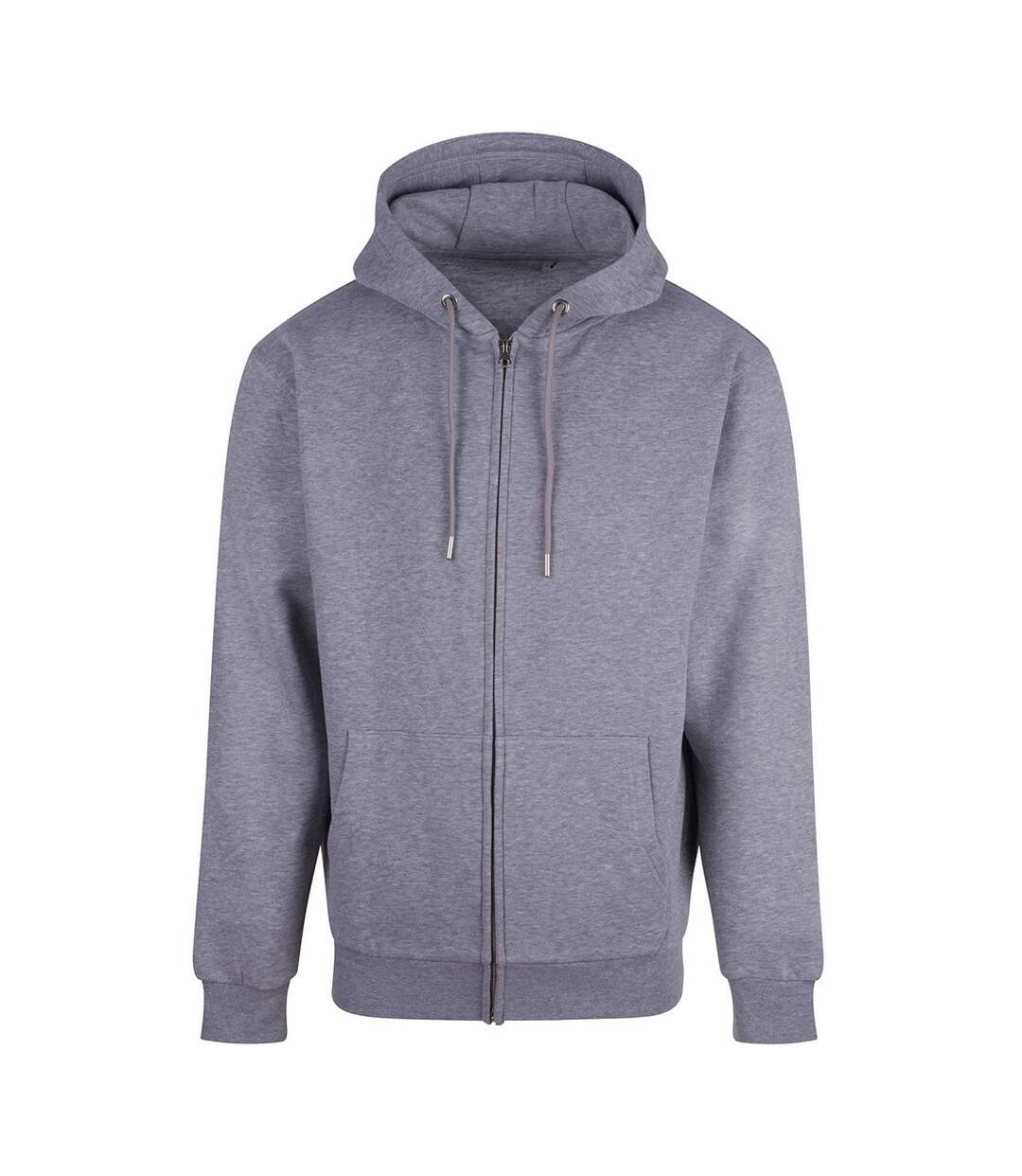 Veste À Capuche Studio Adulte Gris Chiné Anthem-1