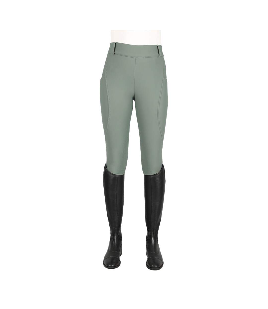 Collant d´équitation femme vert de gris Coldstream-1