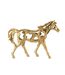 Statuette Cheval Ajouré Hollywood 57cm Doré-2