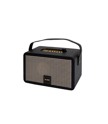 Enceinte sans Fil Vintage 28cm Noir