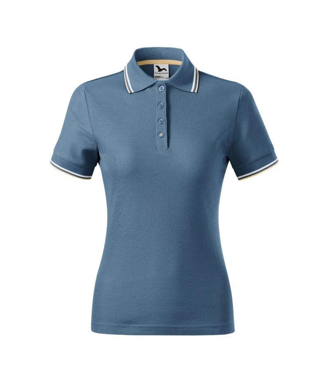 Polo Focus Femme Bleu Denim Malfini-1