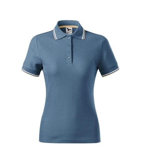Polo Focus Femme Bleu Denim Malfini