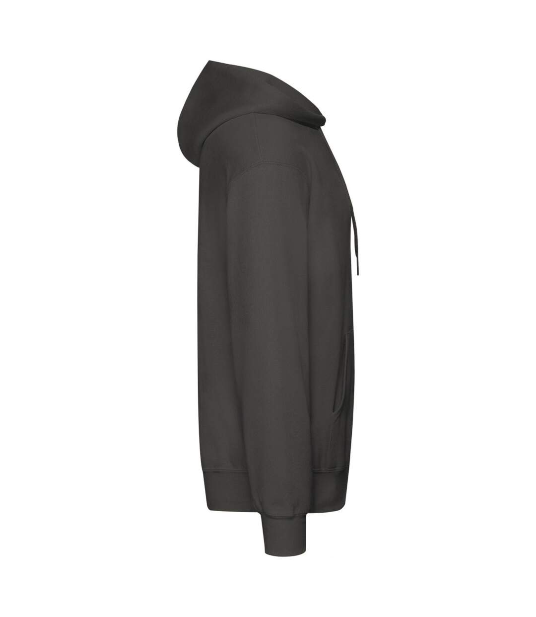 Mens Classic Hoodie Light Graphite Fruit Of The Loom-3