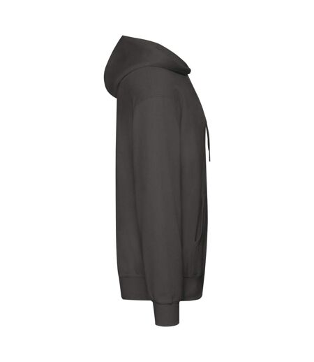 Mens Classic Hoodie Light Graphite Fruit Of The Loom