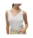 T-Shirt beige femme vero moda pointelle-1