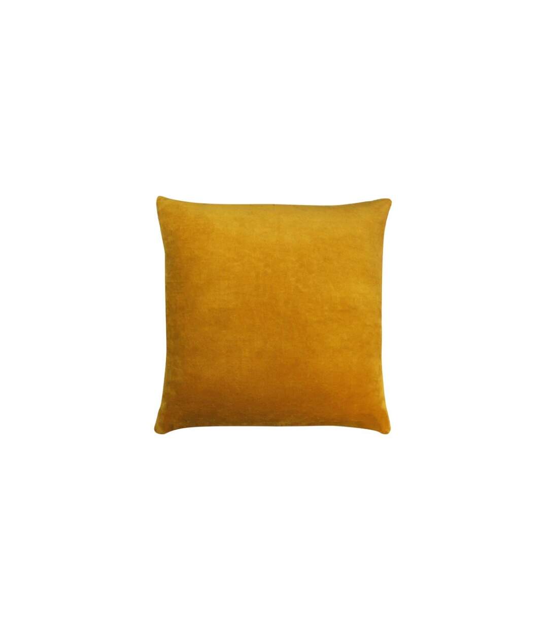 Tanda velvet square cushion cover one size pink/ochre yellow Furn